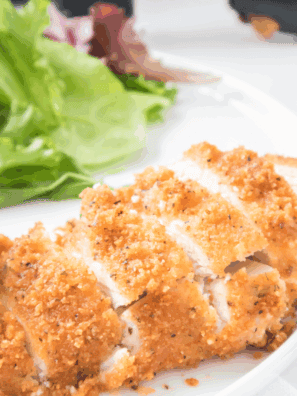Carrabba’s Parmesan Crusted Chicken Arugula Recipe