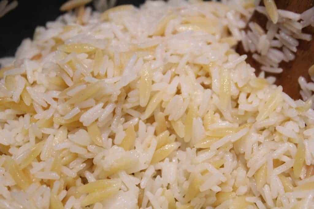 Instant Pot Rice Pilaf in Bowl
