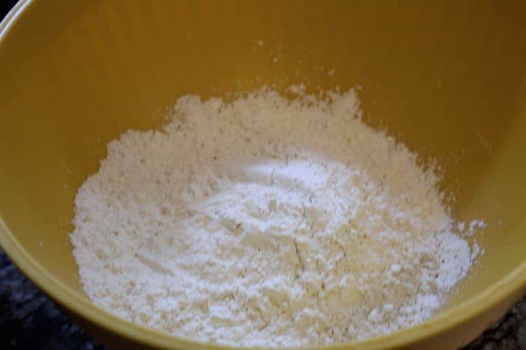 Add Flour to bowl for coating