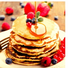 Air Fryer, Making Pancake Mix, Pancakes in the Air Fryer-image