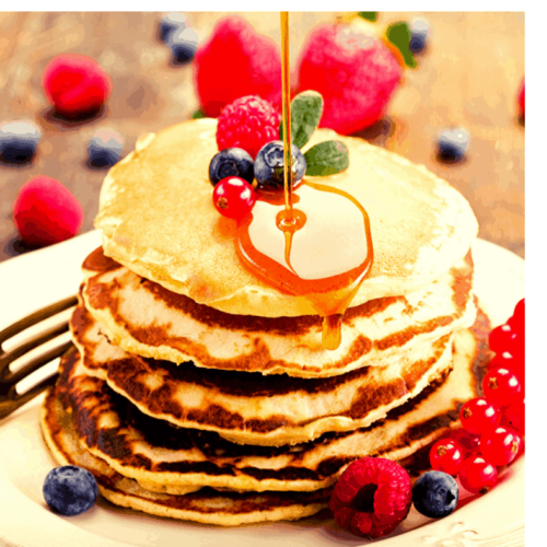 Pancakes In The Air Fryer Fork To Spoon
