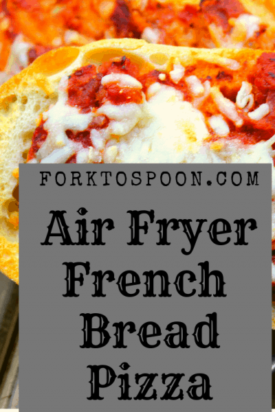 Air Fryer, Air Fried, Easy Homemade French Bread Pizza