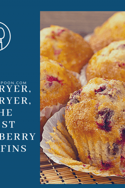 Air Fryer, Air Fried, The Best Cranberry Muffins