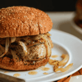 Air Fryer Chicago-Style Pork Chop Sandwiches