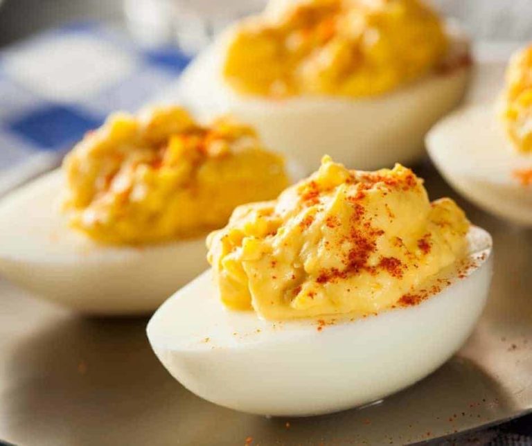 Air Fryer Deviled Eggs Fork To Spoon