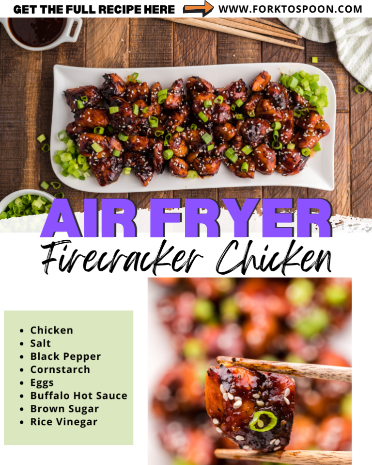 Air Fryer Firecracker Chicken Fork To Spoon