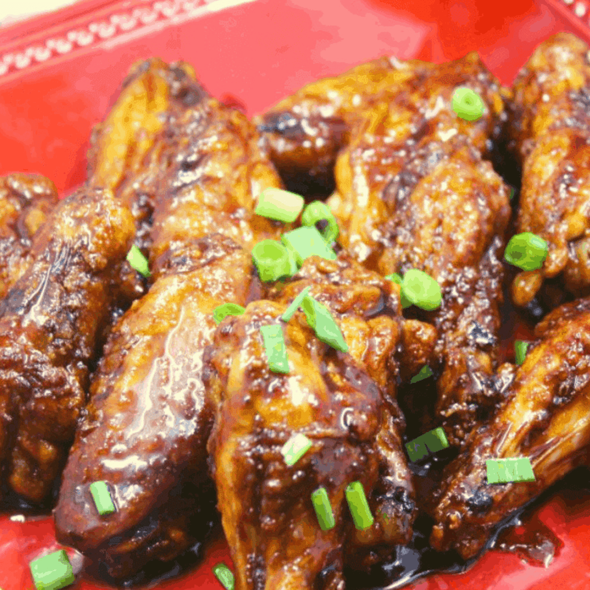Air Fryer Garlic and Ginger Sweet Chicken Wings