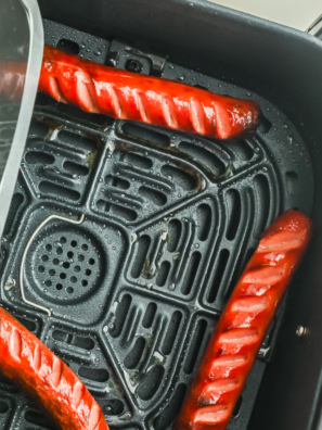 Air Fryer Hot Dogs (Juicy, Crispy & Done in 6 Minutes!)