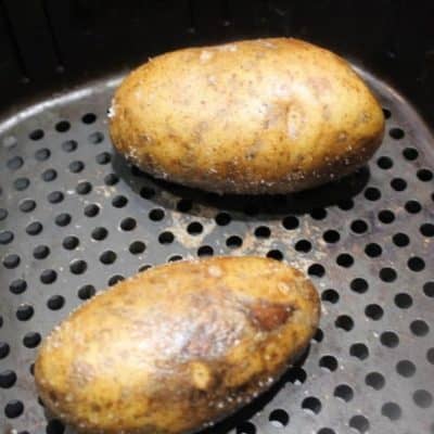 Air Fryer Jacket Potatoes - Fork To Spoon