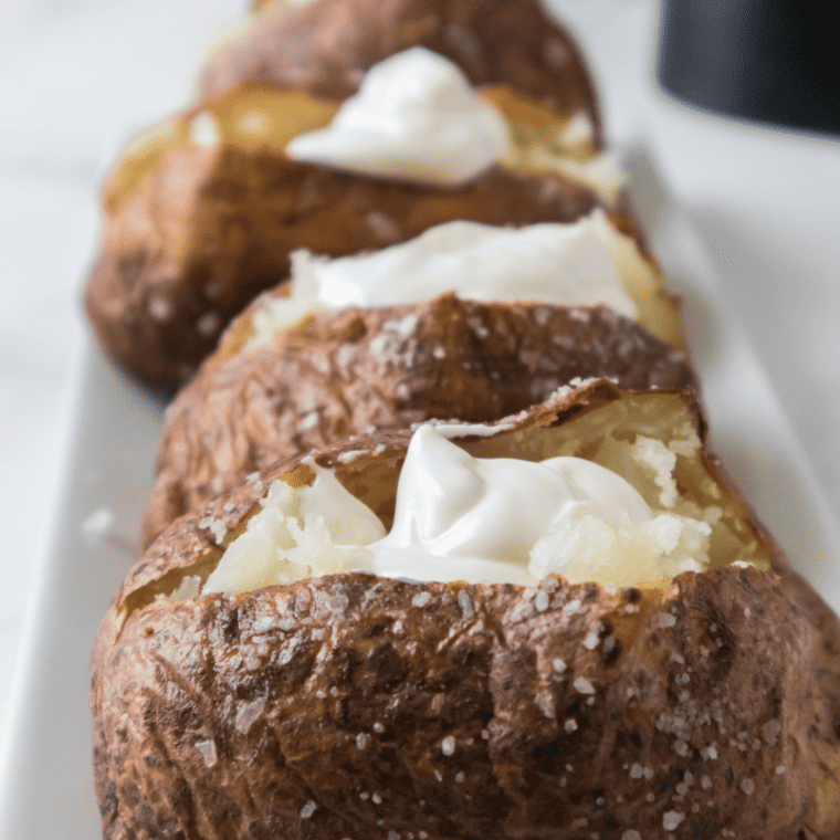 Air Fryer Jacket Potatoes