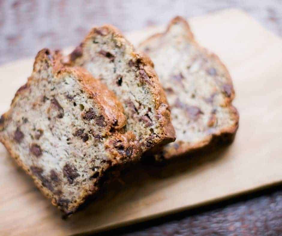 Air Fryer Chocolate Chip Quick Bread