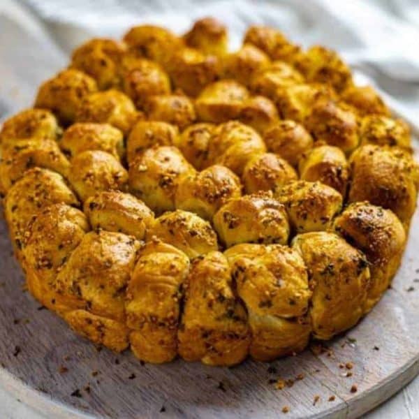 Air Fryer Parmesan and Herb Bubble Bread - Fork To Spoon