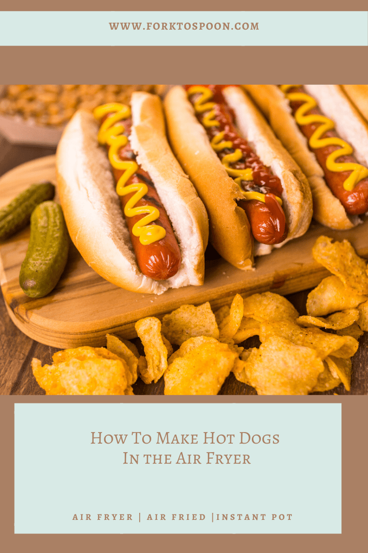 air fryer hot dogs