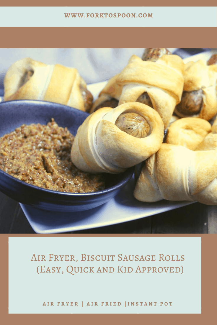 Air Fryer Biscuit Sausage Rolls