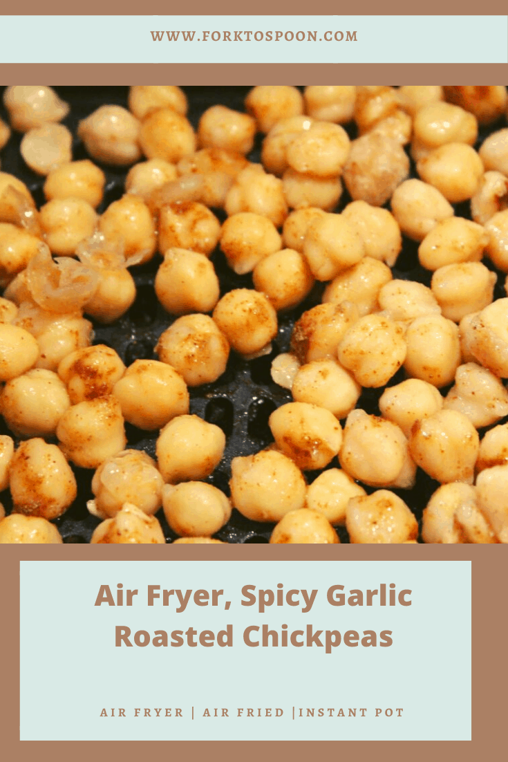 Ingredients Needed For Air Fryer Spicy Garlic Roasted Chickpeas