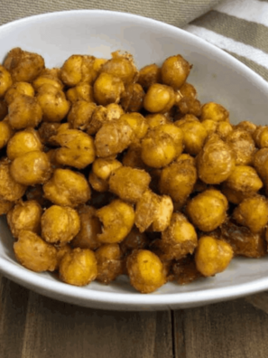 Air Fryer Smoky Roasted Chickpeas