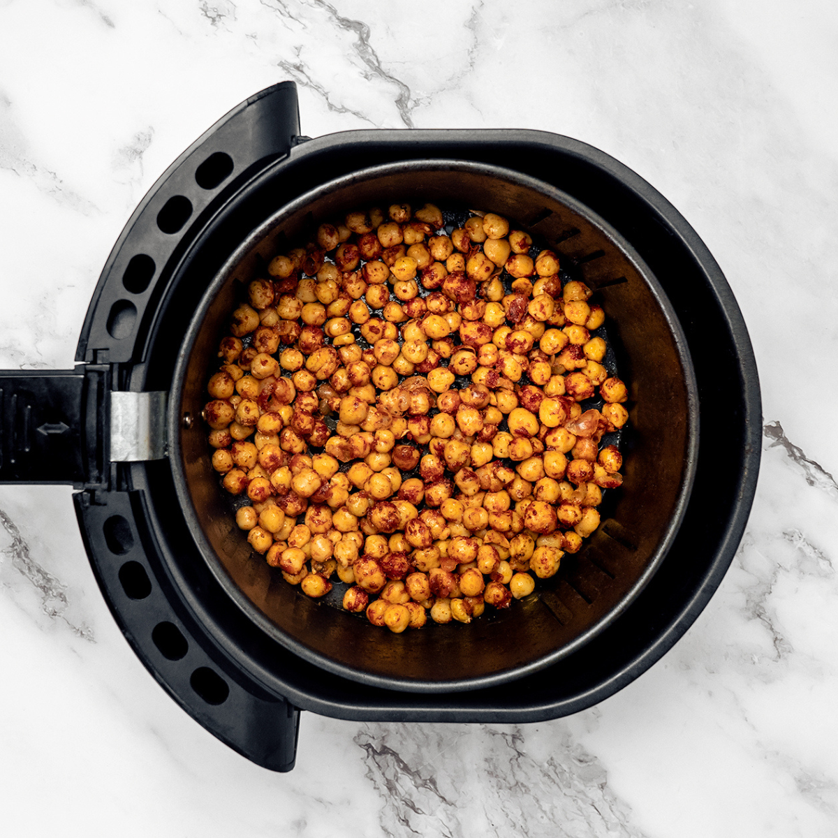 Air Fryer Smoky Roasted Chickpeas