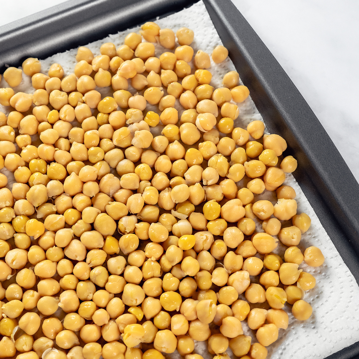 Air Fryer Sweet and Salty Roasted Chickpeas