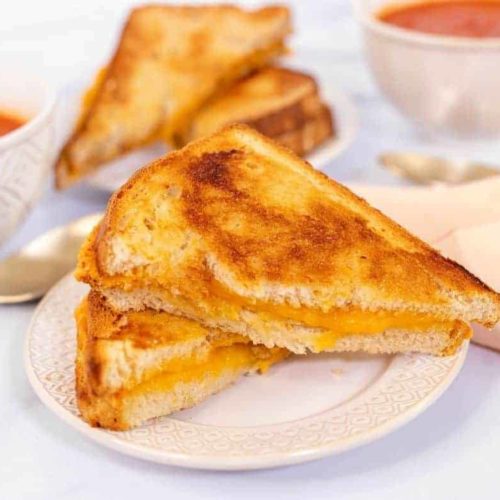 The Best Air Fryer Grilled Cheese Sandwich - Fork To Spoon