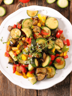 These crispy air fryer yellow squash and zucchini slices are a fast, healthy recipe with perfect crunch every time. No soggy vegetables, just flavor.