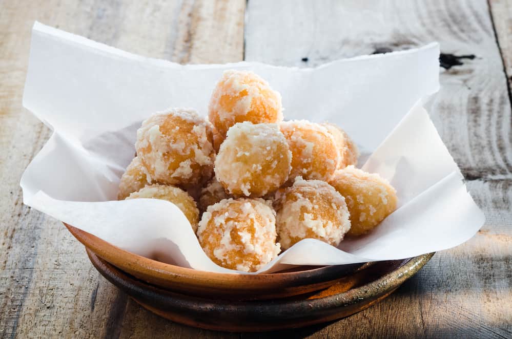 How To Make The Best Air Fryer Zeppole Fried Dough Balls From Pizza Dough Fork To Spoon