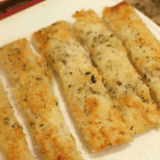 Easy Air Fryer Cheesy Bread Sticks