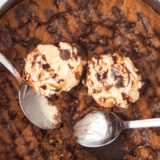 Easy Air Fryer Chocolate Chip Skillet Cookie