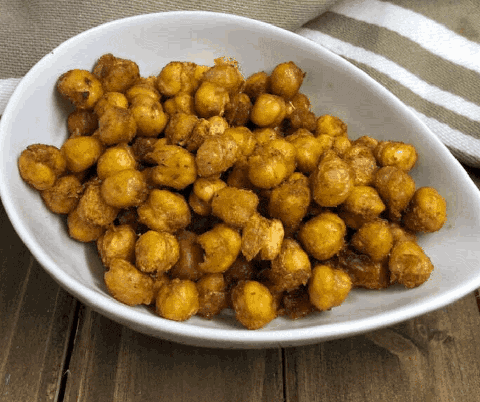 Air Fryer Smoky Roasted Chickpeas-image