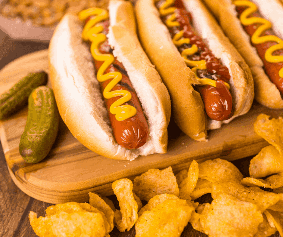 air fry hot dogs