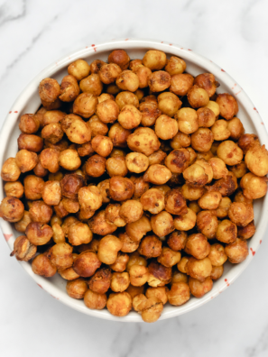 Air Fryer Buffalo Ranch Chickpeas