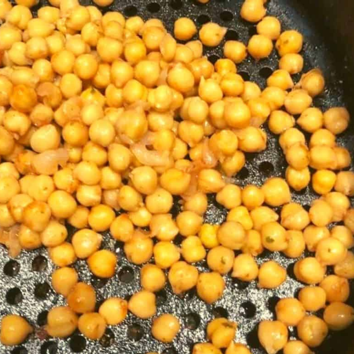 Air Fryer Buffalo Ranch Chickpeas