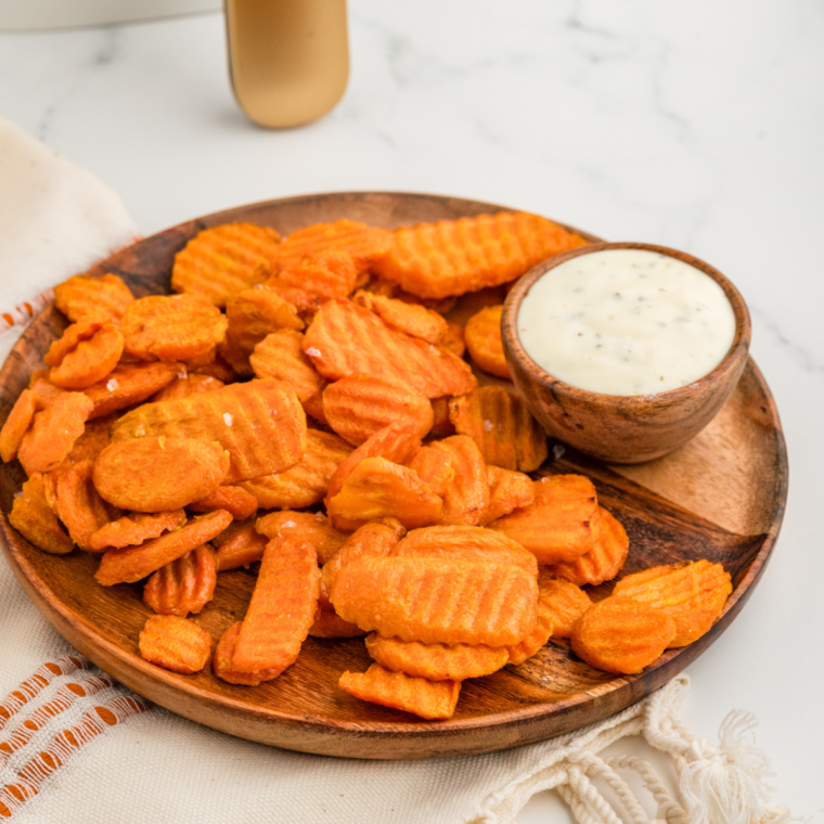 Air Fryer Carrot Chips - Fork To Spoon