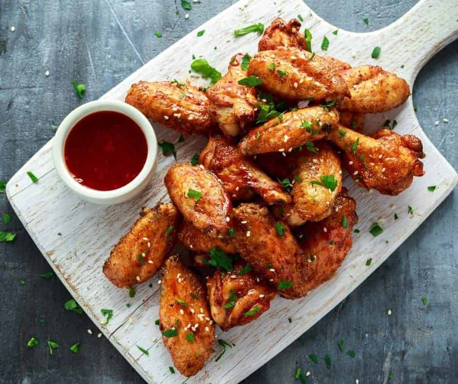 Air Fryer Chinese Salt and Pepper Chicken Wings 