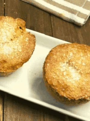 Air Fryer Maple Brown Sugar Oatmeal Muffins