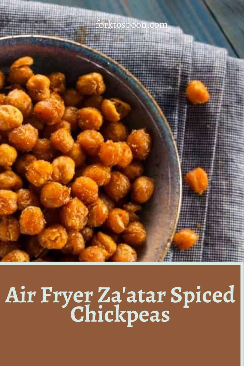 Air Fryer Za'atar Spiced Chickpeas