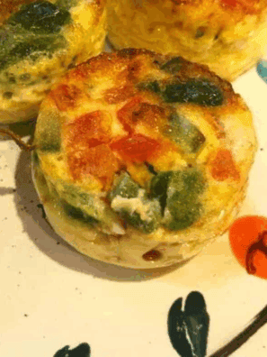 Air Fryer Western Omelet Egg Bites