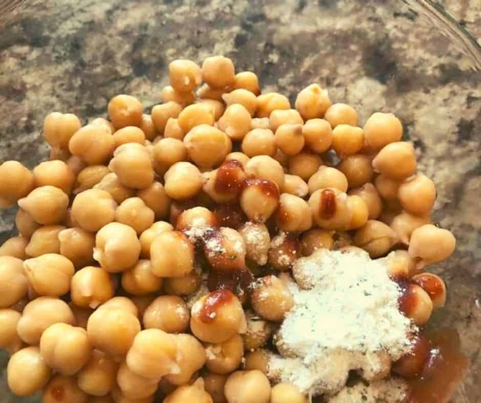 Chickpeas in Bowl