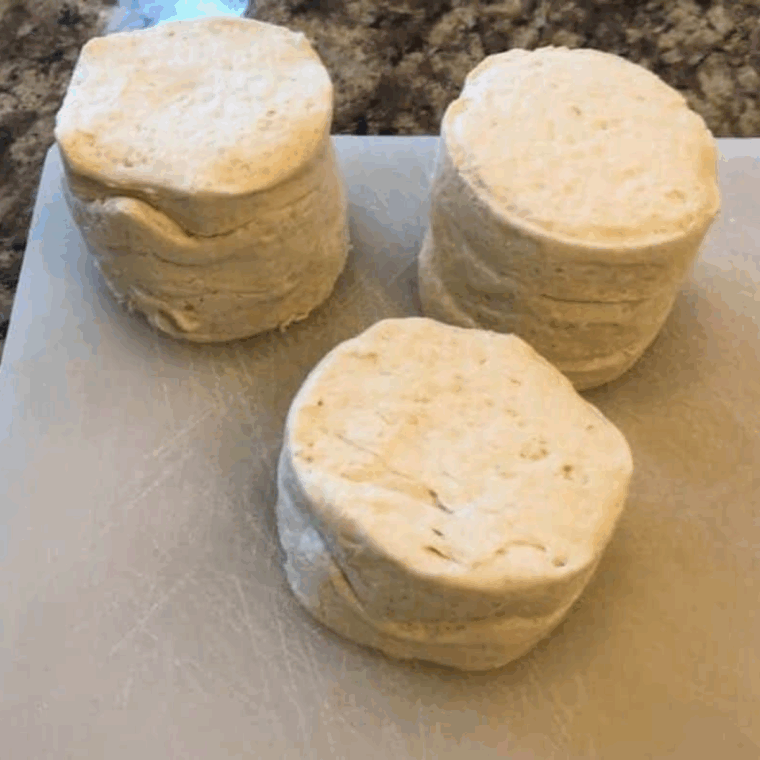 Cinnamon Sugar Air Fryer Biscuit Donuts ingredients on kitchen table.