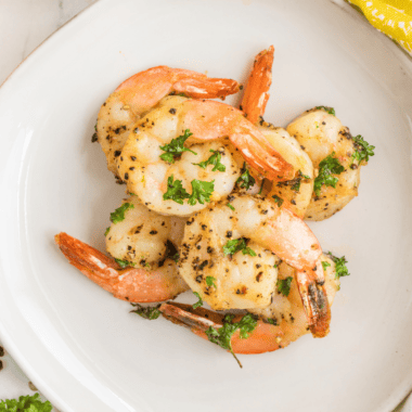 Easy Air Fryer Colossal Garlic Shrimp Recipe