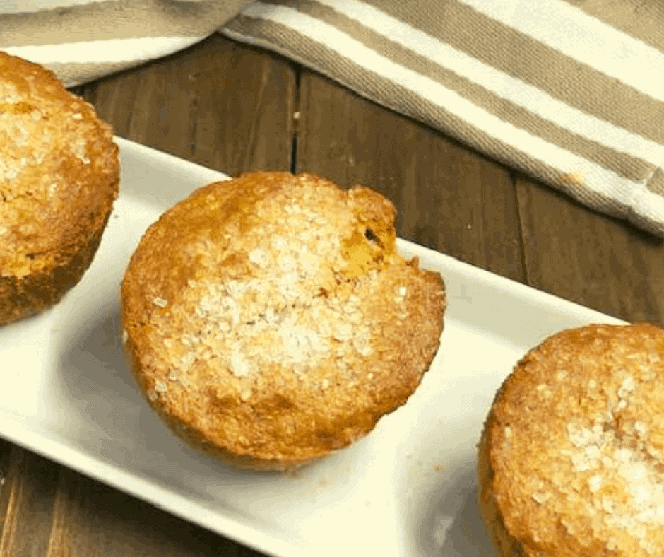 Air Fryer,  Maple Brown Sugar Oatmeal Muffins