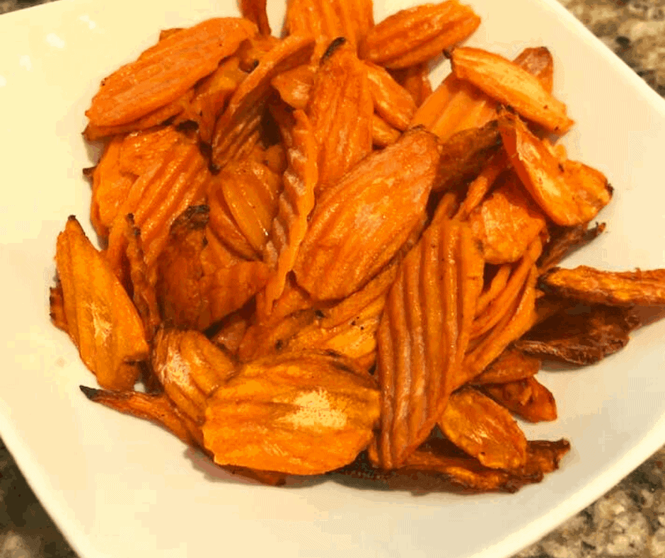 Air Fryer Paleo Whole30 Easy Air Fryer Carrot Chips Fork To Spoon