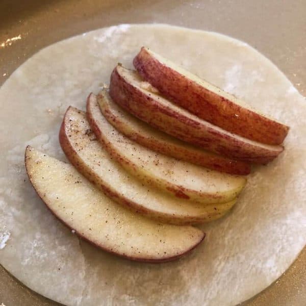 Air Fryer Apple Galette Fork To Spoon