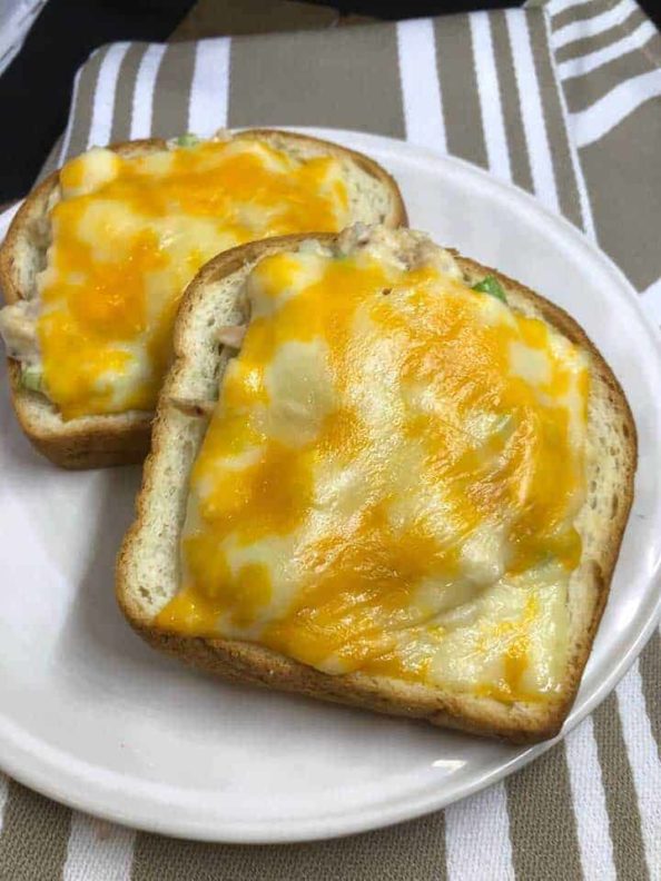 Air Fryer Tuna Melt Wrap Fork To Spoon