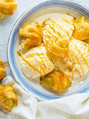 Air Fryer Apple Pie Crescent Rolls
