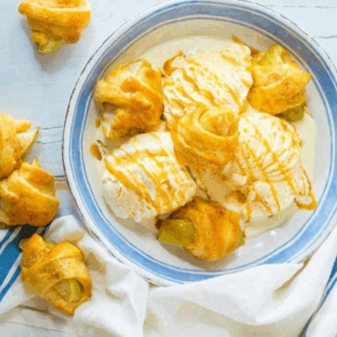 Air Fryer Apple Pie Crescent Rolls