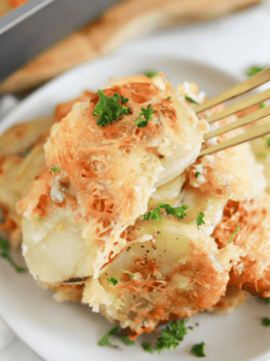 Air Fryer Au Gratin Potatoes