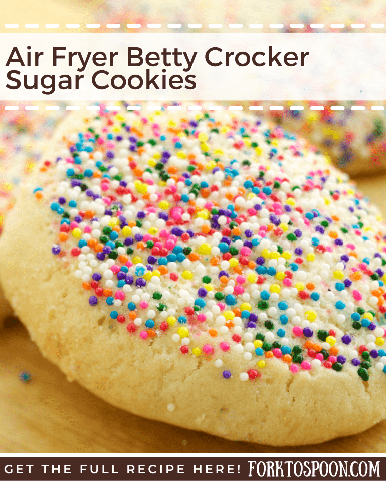 Air Fryer Betty Crocker Sugar Cookies