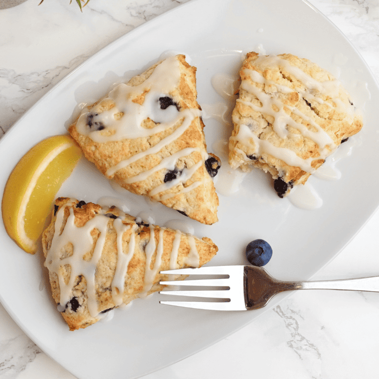 Air Fryer Blueberry Scones