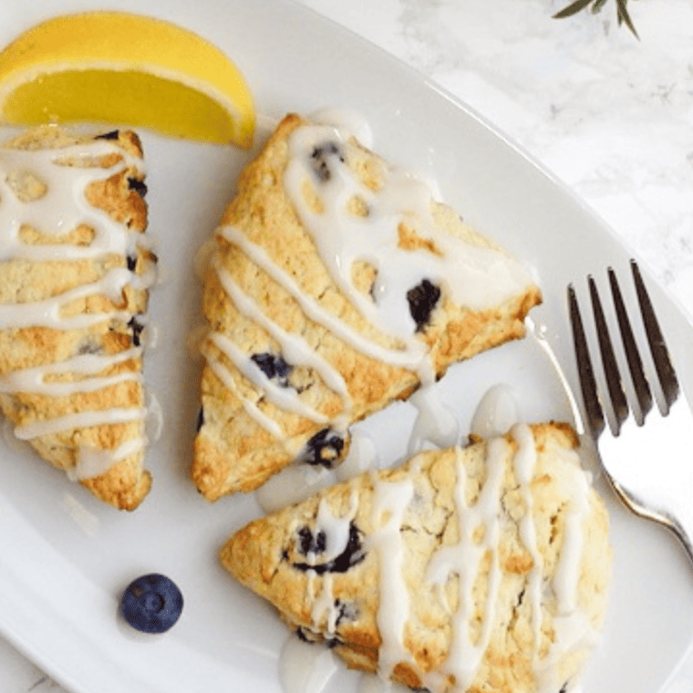 Air Fryer Blueberry Scones