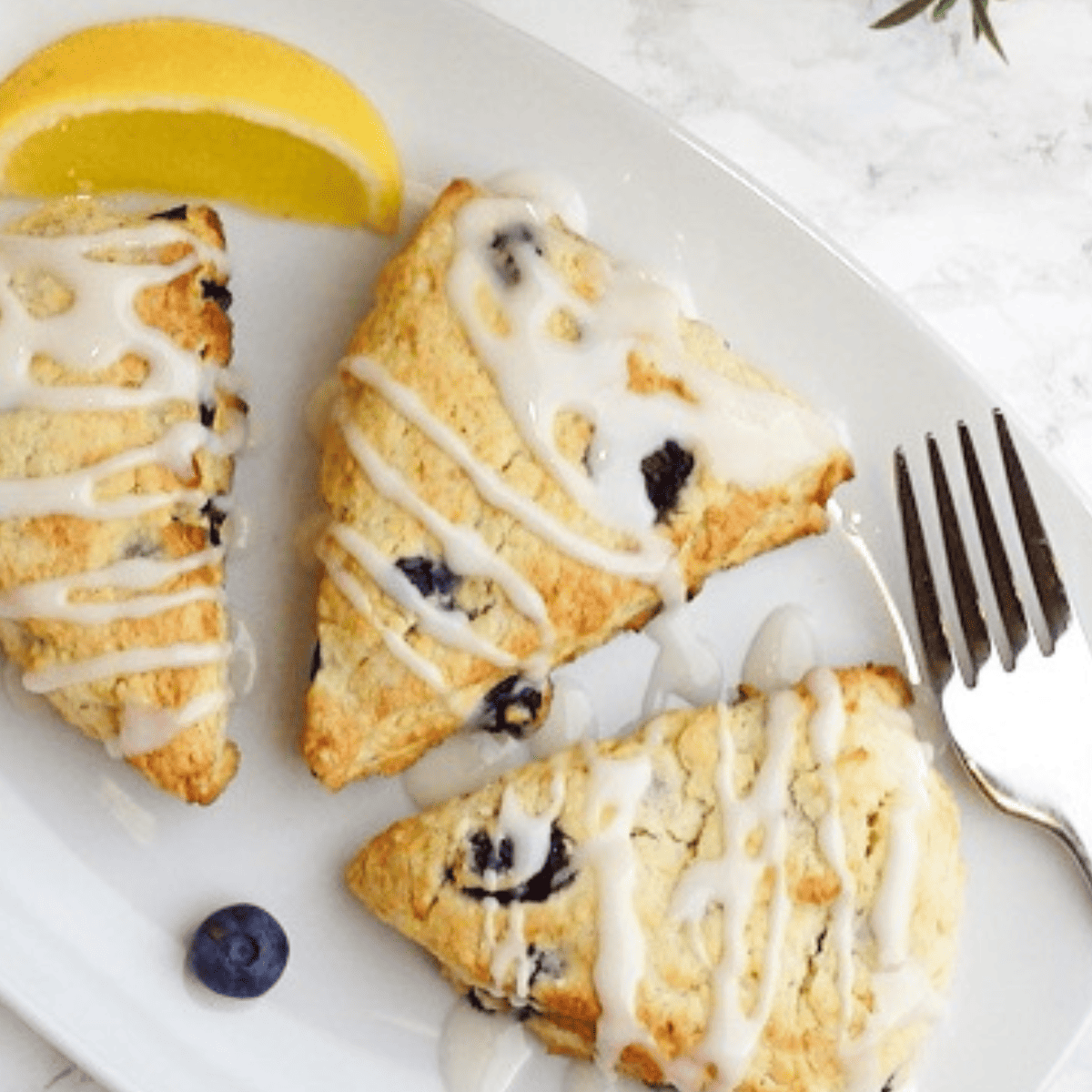 Air Fryer Blueberry Scones